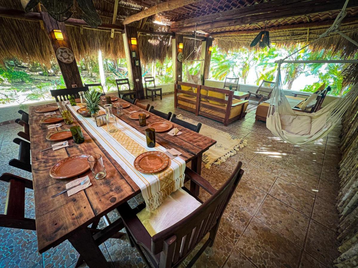 Villa Santuario Lake Front Oasis Bacalar Esterno foto