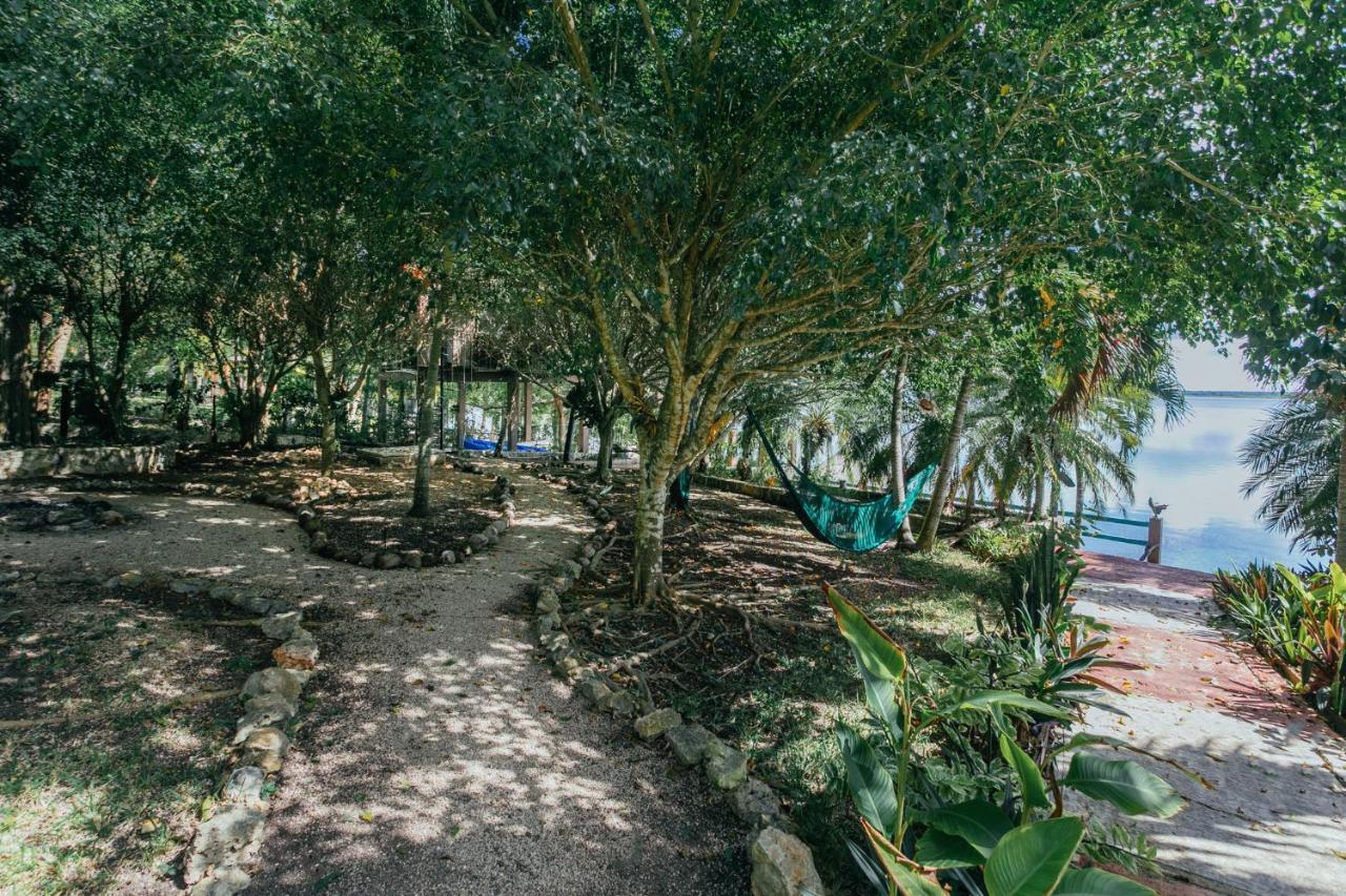 Villa Santuario Lake Front Oasis Bacalar Esterno foto