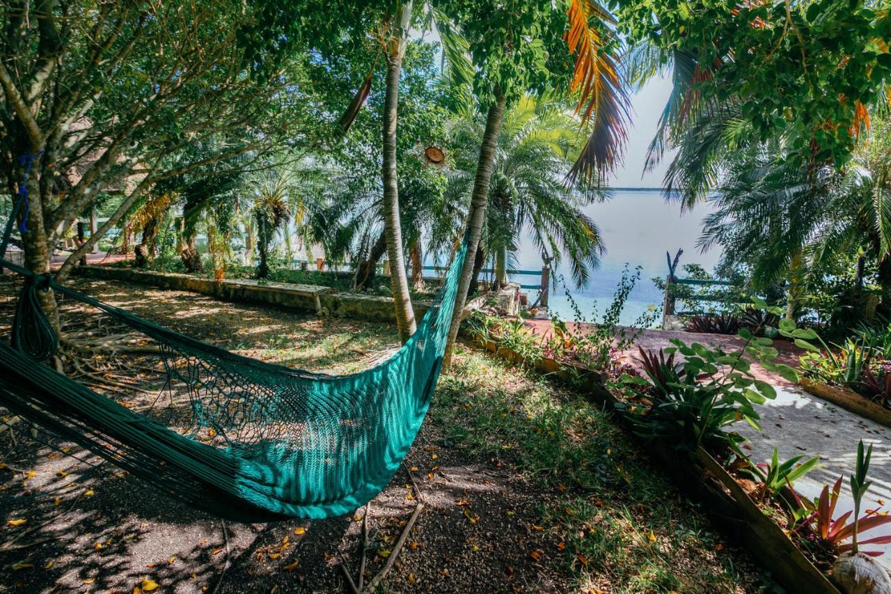 Villa Santuario Lake Front Oasis Bacalar Esterno foto