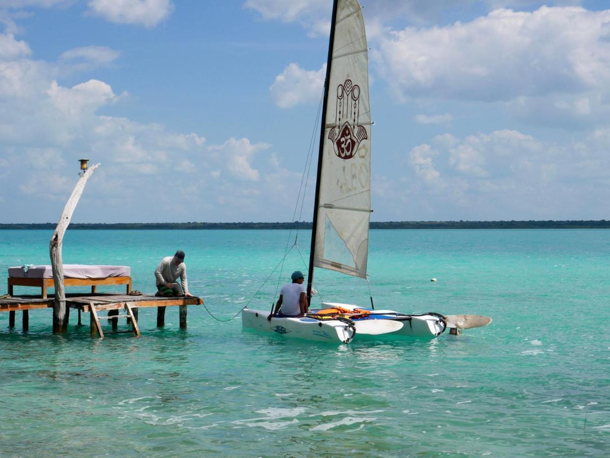 Villa Santuario Lake Front Oasis Bacalar Esterno foto