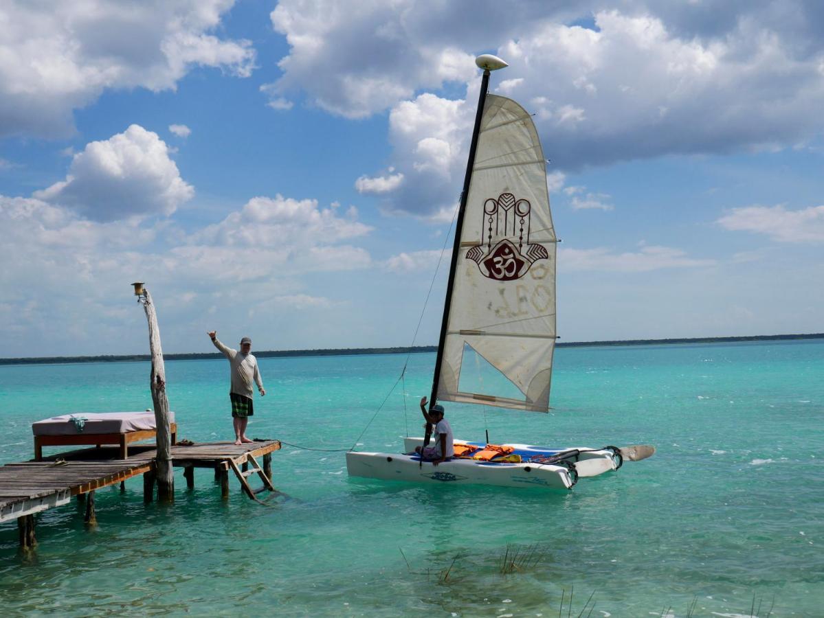 Villa Santuario Lake Front Oasis Bacalar Esterno foto