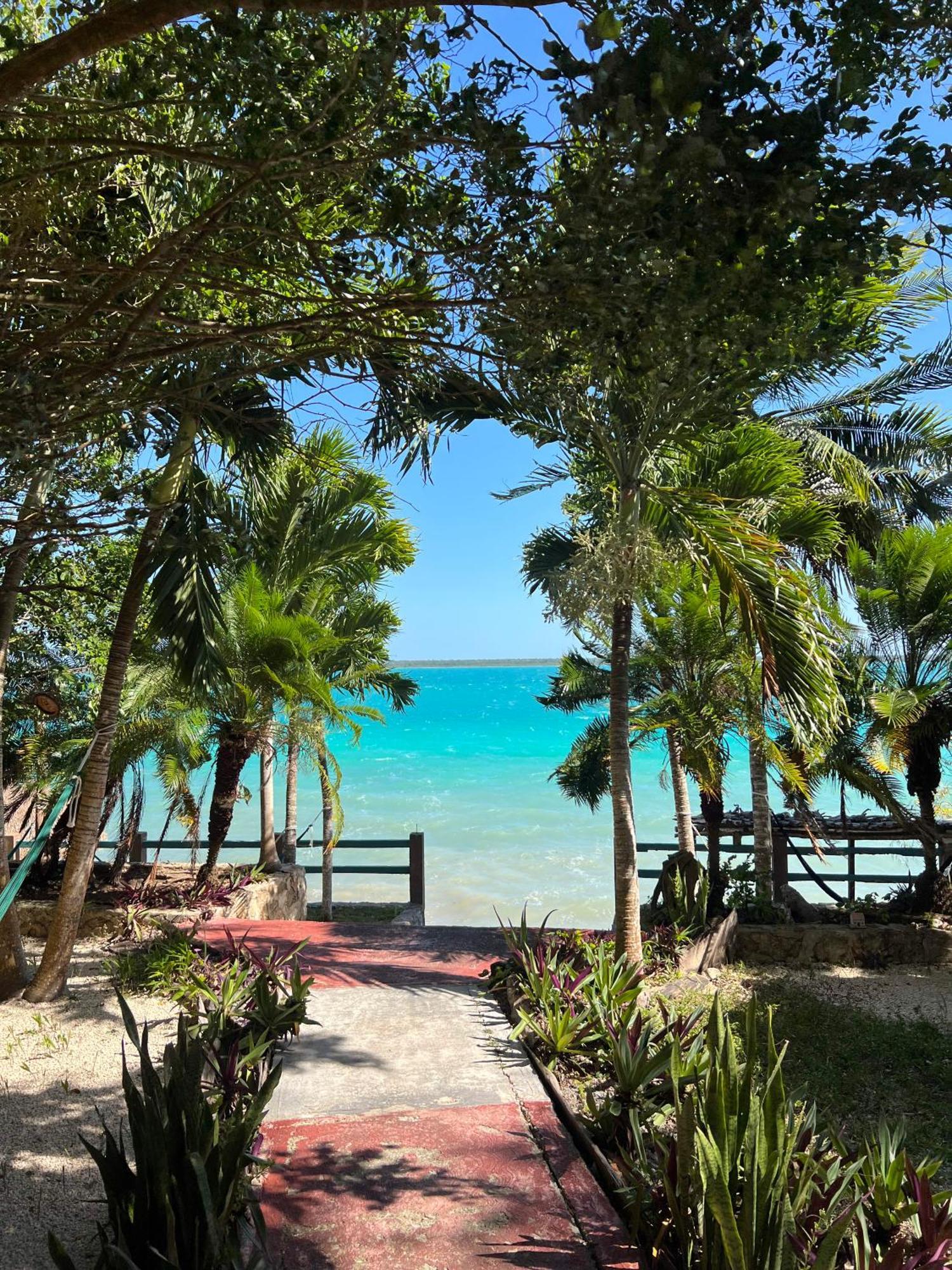 Villa Santuario Lake Front Oasis Bacalar Esterno foto