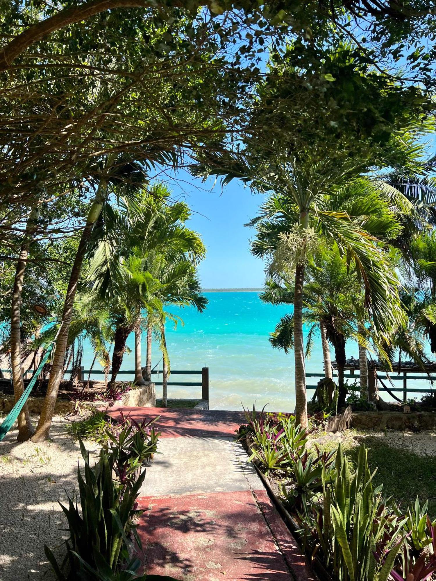 Villa Santuario Lake Front Oasis Bacalar Esterno foto
