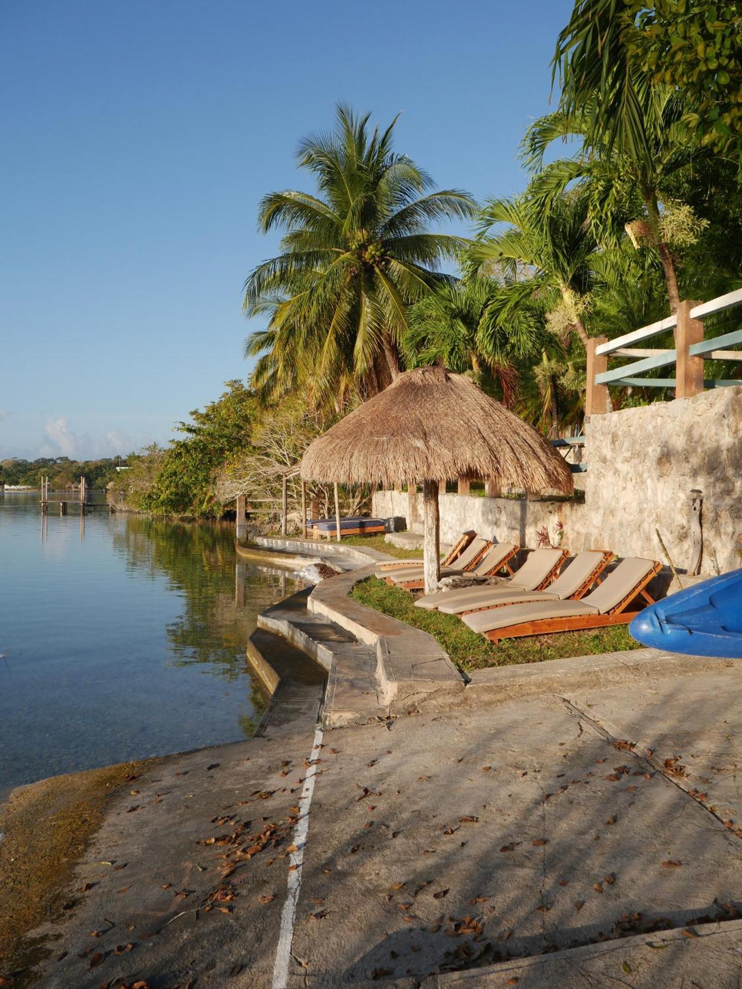 Villa Santuario Lake Front Oasis Bacalar Esterno foto