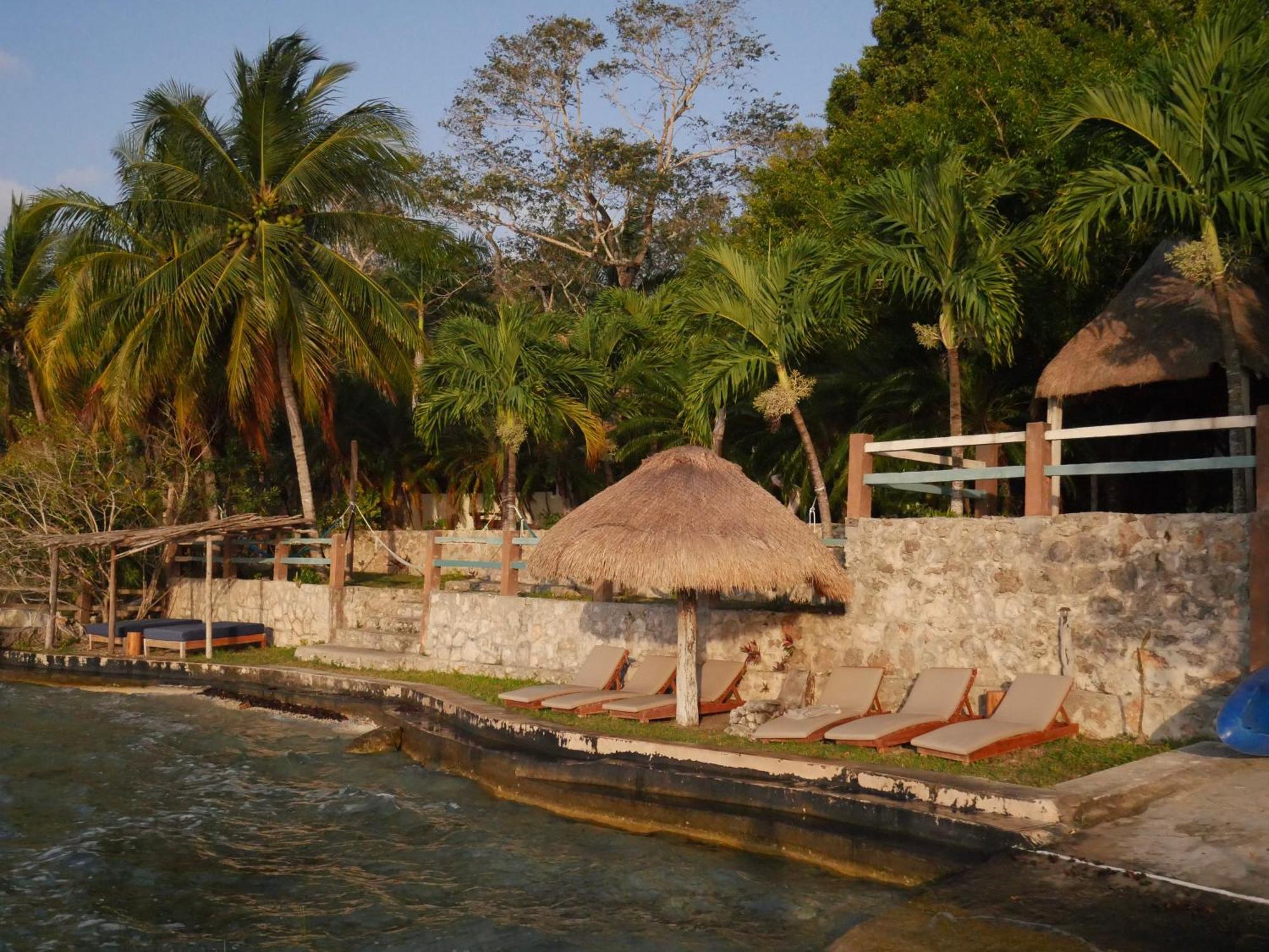 Villa Santuario Lake Front Oasis Bacalar Esterno foto