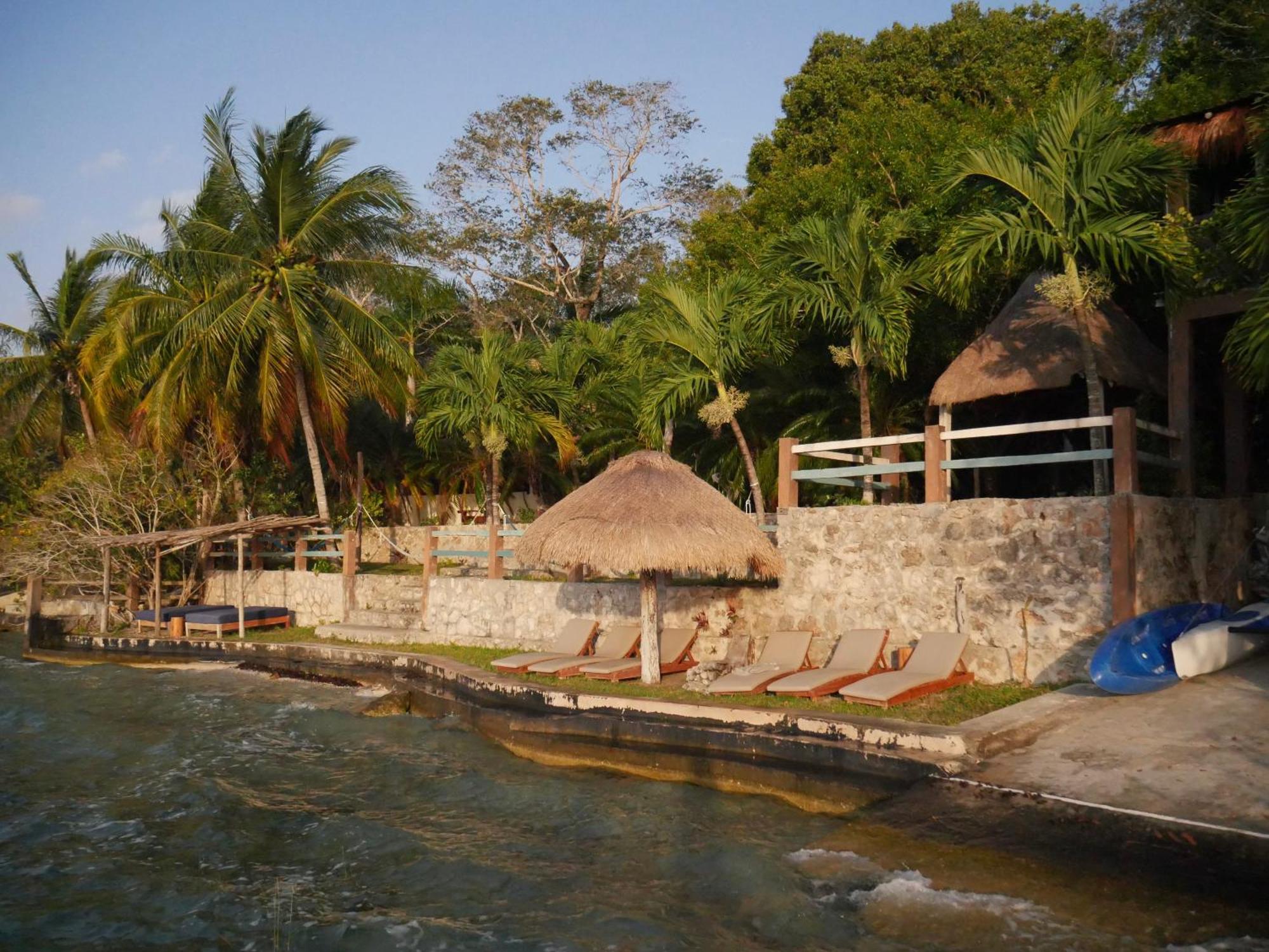 Villa Santuario Lake Front Oasis Bacalar Esterno foto
