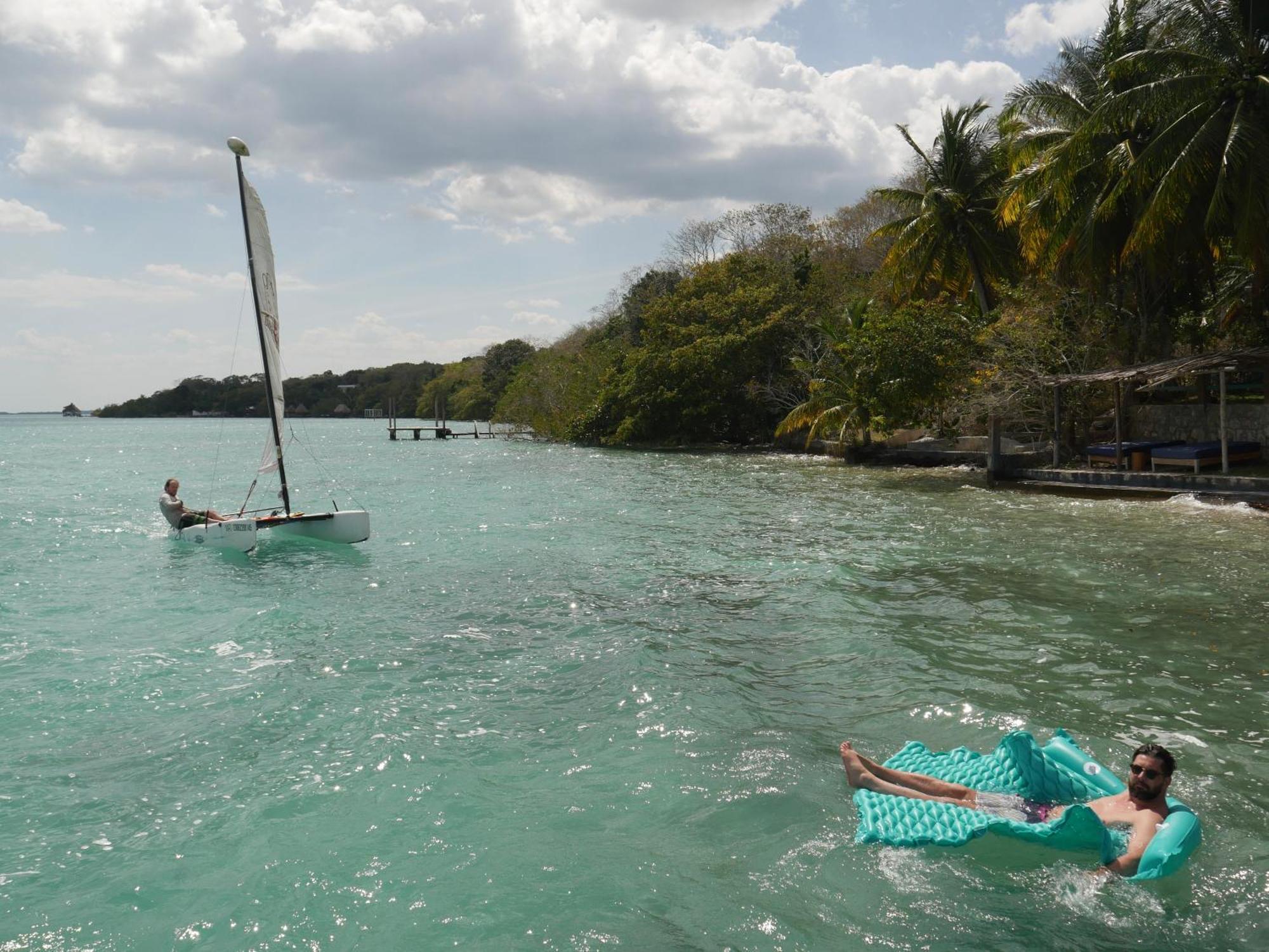 Villa Santuario Lake Front Oasis Bacalar Esterno foto