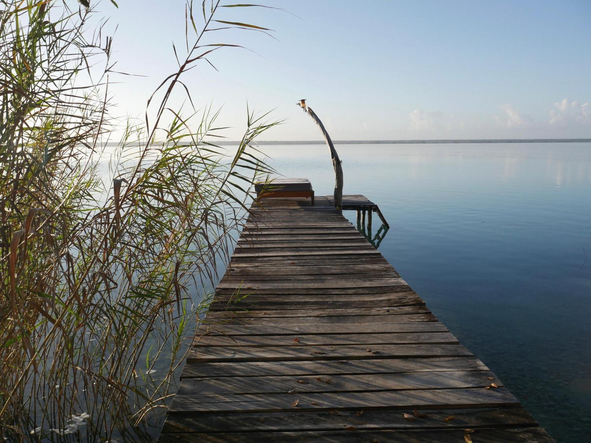 Villa Santuario Lake Front Oasis Bacalar Esterno foto