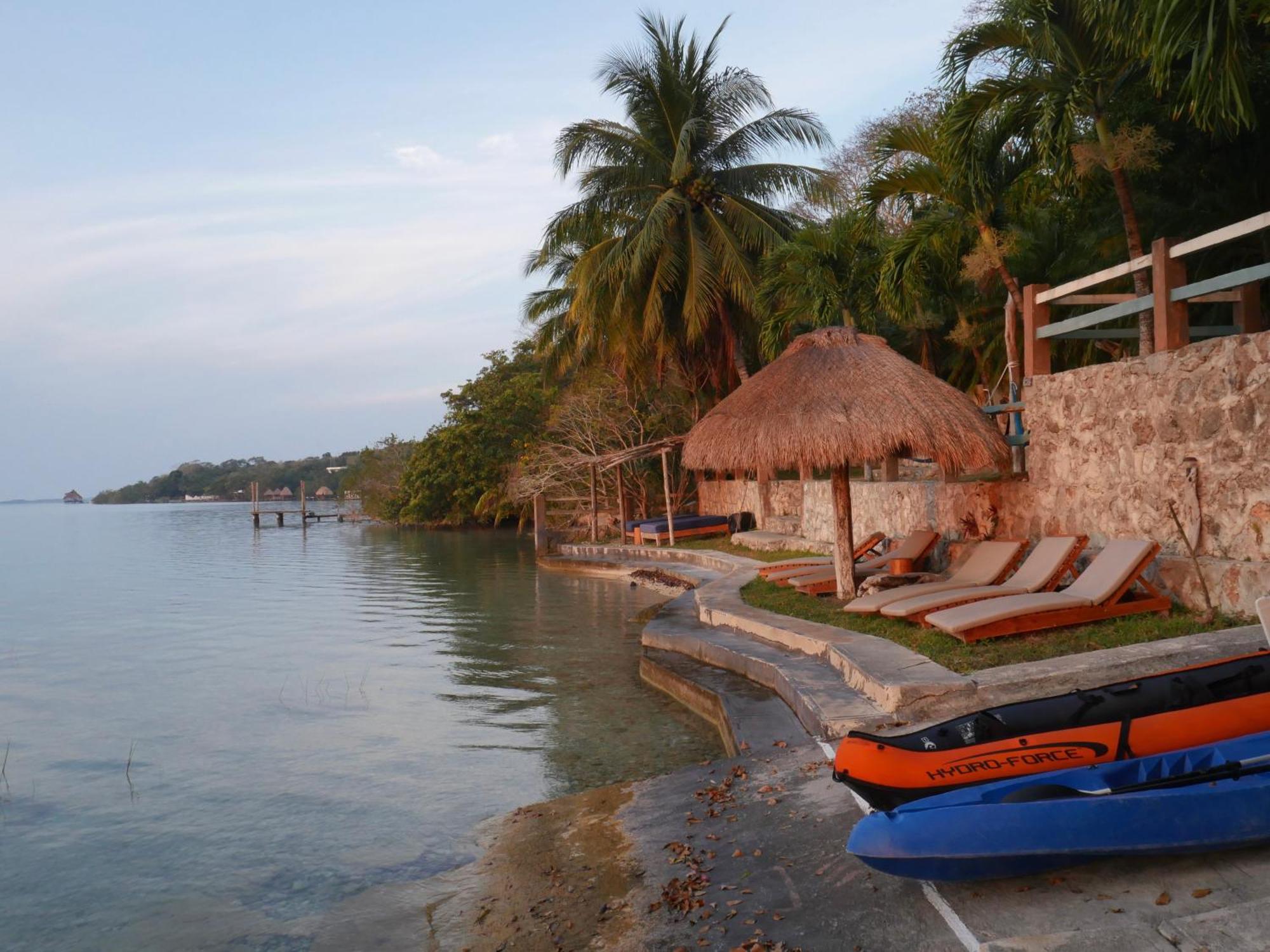 Villa Santuario Lake Front Oasis Bacalar Esterno foto
