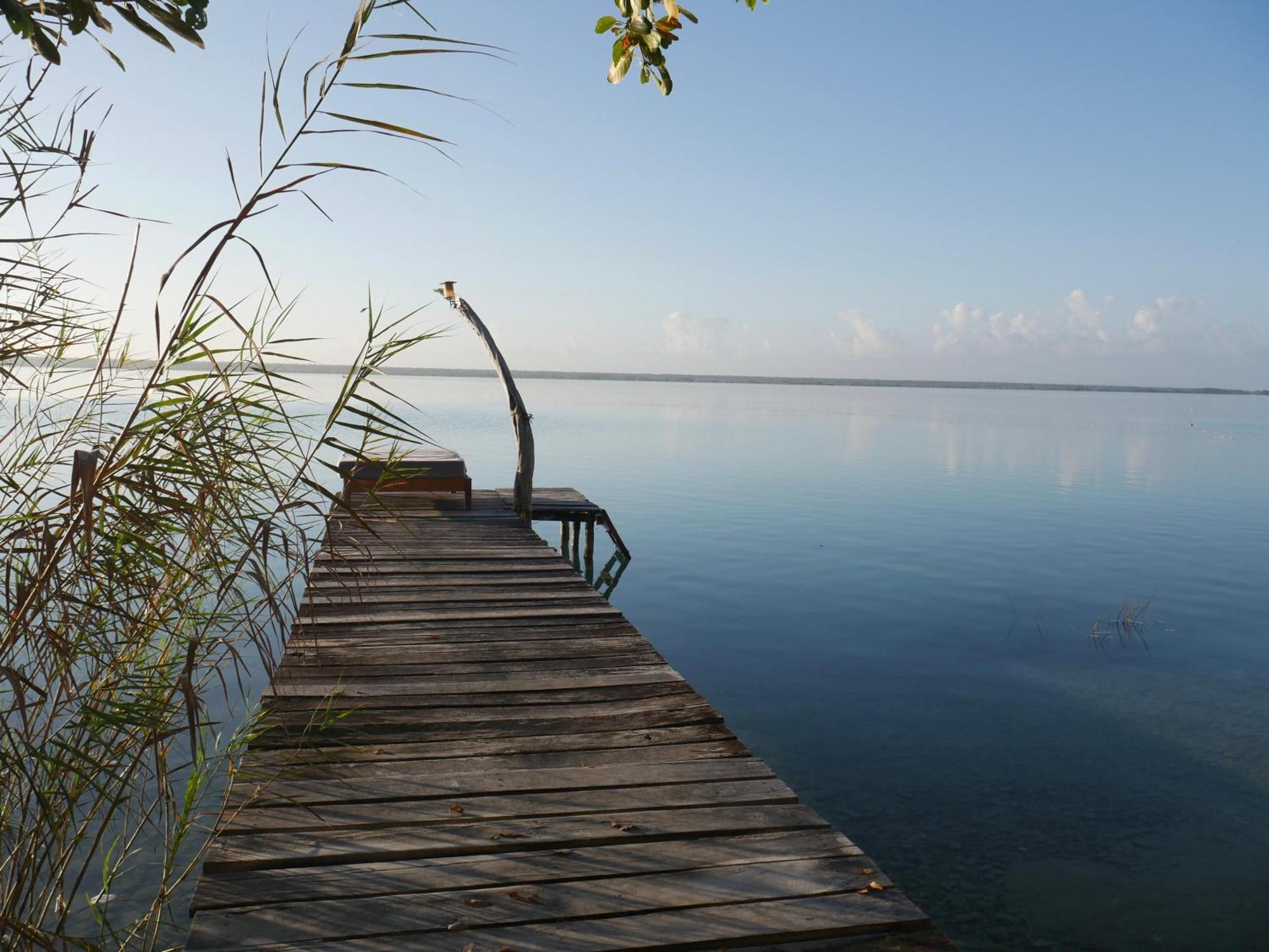 Villa Santuario Lake Front Oasis Bacalar Esterno foto