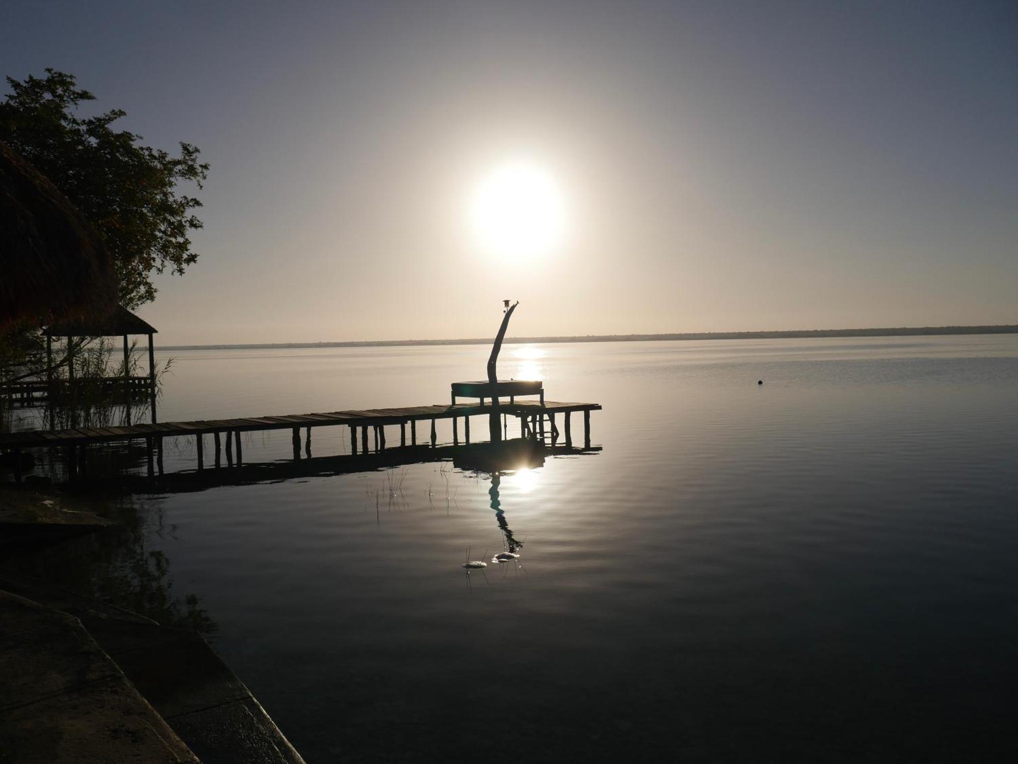 Villa Santuario Lake Front Oasis Bacalar Esterno foto