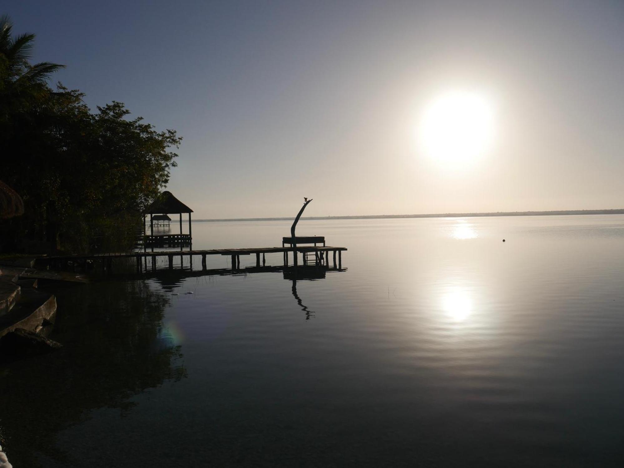 Villa Santuario Lake Front Oasis Bacalar Esterno foto